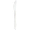 Genuine Joe Medium-weight Cutlery - 1000/Carton - Polypropylene - White