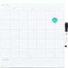 U Brands Magnetic Dry Erase Calendar Board - 14.6" Height x 14" Width - White Painted Steel Surface - Square - Horizontal - 1 Each