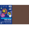 Tru-Ray Heavyweight Construction Paper - 18"Width x 12"Length - 76 lb Basis Weight - 50 / Pack - Dark Brown - Sulphite