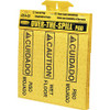 Rubbermaid Commercial Bilingual Over-The-Spill Pads - 22 / Pack - Wet Floor Print/Message - 14" Width x 16.5" Height - Portable - Polypropylene - Yellow