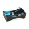 Rubbermaid Multi-Compartment Hanging Organizer - 12.5" Height x 7.8" Width x 3.3" Depth - Black - Plastic - 1 Each