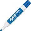 EXPO Large Barrel Dry-Erase Markers - Bold Marker Point - Chisel Marker Point Style - Blue - 1 Dozen