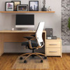 Cleartex Advantagemat Rectangular Chair Mat - Hard Floor - Hard Floor, Home, Office - 48" Length x 36" Width x 0.87" Thickness - Polyethylene Terephthalate (PET) - Clear