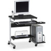 Mayline Eastwinds 946 Portrait PC Desk Cart - Anthracite Top - 19.25" Table Top Length x 36.50" Table Top Width - 31.25" Height - Assembly Required