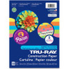 Tru-Ray Construction Paper - Art Project - 18"Width x 12"Length - 50 / Pack - Hot Assorted - Sulphite, Paper