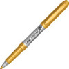 BIC Intensity Metallic Markers - Chisel Marker Point Style - Metallic Gold - 1 Dozen