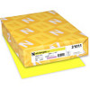 Astrobrights Laser, Inkjet Colored Paper - Lemon (Yellow) - Laser, Inkjet Print - Letter - 8.5" x 11" - 24 lb Basis Weight - 89 g/m Grammage - No - 500 / Ream - Lift-Off Lemon (yellow)