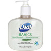 Dial Basics HypoAllergenic Liquid Hand Soap - Fresh Floral Scent - 16 fl oz (473.2 mL) - Pump Bottle Dispenser - Kill Germs - Hand, Skin - White - 1 Each