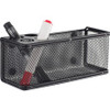 Onyx Mesh Magnetic Marker Basket - 3" Height x 8" Width x 3.3" Depth - Sturdy - Black - Steel, Mesh - 1 Each
