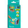BIC Kids Crayons - 2.6" Length - Multi - 8 / Pack