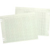 Wilson Jones 20-Column Ruled Sheets - 24 lb - Double Sided Sheet - 14" x 11" Sheet Size - 2 x Holes - 20 Columns per Sheet - Green Sheet(s) - Brown, Green Print Color - Paper - 100 / Pack
