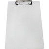 Saunders Aluminum Clipboard - 8 1/2" x 11" - Low-profile - Aluminum - White - 1 Each