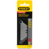 Stanley Round-Point Utility Knife Blades - 1.88" Length - Straight Style - Steel - 5 / Pack - Silver