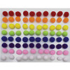 Creativity Street Peel-n-Stick Pom Pons - Project - 11.75"Height x 1.50"Width x 9.25"Length - 240 / Pack - White, Pink, Purple, Blue, Yellow, Orange, Green, Red - Plush