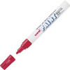 uni-ball Uni-Paint PX-20 Oil-Based Medium Point Marker - Medium Marker Point - Red Oil Based Ink - White Barrel - 1 Each