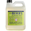 Mrs. Meyer's Clean Day Hand Soap Refill - Lemon Verbena Scent - 33 fl oz (975.9 mL) - Dirt Remover, Grime Remover - Hand - Yellow - Cruelty-free, Paraben-free, Phthalate-free, Non-drying, Triclosan-free - 6 / Carton