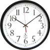 Chicago Lighthouse Self-set Clock - Analog - Quartz - White Main Dial - Black/Polystyrene Case - Contemporary Style