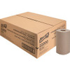 Genuine Joe Embossed Hardwound Roll Towels - 7.88" x 350 ft - Natural - Absorbent, Embossed - For Restroom - 12 / Carton