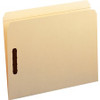 Smead Straight Tab Cut Letter Recycled Fastener Folder - 8 1/2" x 11" - 3/4" Expansion - 2 x 2K Fastener(s) - 2" Fastener Capacity for Folder - Manila - Manila - 10% Recycled - 50 / Box