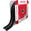 VELCRO Sticky Back Fasteners - 16.67 yd Length x 0.75" Width - 1 / Roll - Black