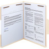 Smead SuperTab 1/3 Tab Cut Letter Recycled Fastener Folder - 8 1/2" x 11" - 2 x Prong K Style Fastener(s) - 2" Fastener Capacity - Top Tab Location - Assorted Position Tab Position - Stock, Manila - Manila - 10% Recycled - 50 / Box