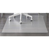 Deflecto EconoMat for Hard Floors; 45x53 Rectangle - Hard Floor, Hardwood Floor, Tile Floor, Laminate Floor, Linoleum Floor, Concrete - 53" Length x 45" Width - Rectangle - Vinyl - Clear