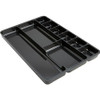 Lorell 9-compartment Drawer Tray Organizer - 9 Compartment(s) - 1.3" Height x 14" Width x 9.4" Depth - Black - 1 Each