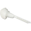 Genuine Joe Value Plus Cone Bowl Mop - 4.50" Head - 12" Handle - 25 / Carton - White