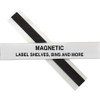C-Line HOL-DEX Magnetic Shelf/Bin Label Holders - 1-Inch x 6-Inch, 10/BX, 87227