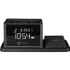 OttLite Wireless Charging Organizer Clock - 10.4" x 4.9" - 1 / Each - Black