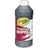 Crayola 16 oz. Premier Tempera Paint - 16 oz - 1 Each - Black