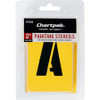 Chartpak Painting Letters/Numbers Stencils - 2" - Gothic - Yellow