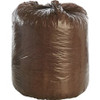 Stout Controlled Life-Cycle Plastic Trash Bags - 30 gal - 30" Width x 36" Length x 0.80 mil (20 Micron) Thickness - Brown - 60/Carton - Office Waste