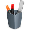CEP CepPro Pencil Cup - 3.8" x 2.9" x 2.9" - Polystyrene - 1 / Each - Gray
