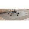 Deflecto SuperMat+ Chairmat - Medium Pile Carpet, Home Office, Commercial - 48" Length x 36" Width x 0.50" Thickness - Rectangle - Polyvinyl Chloride (PVC) - Clear