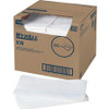 Wypall X70 Foodservice Towel Wipers - Quarter-fold - 12.50" x 23.50" - White - Hydroknit - Reusable, Strong, Textured, Sturdy, Machine Washable, Absorbent, Long Lasting, Durable - For Food Service - 300 / Carton
