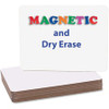 Flipside Magnetic Plain Dry Erase Board - 12" (1 ft) Width x 9" (0.8 ft) Height - White Surface - Rectangle - 12 / Pack