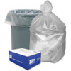 Webster High Density Commercial Can Liners - Extra Large Size - 60 gal - 38" Width x 58" Length x 0.31 mil (8 Micron) Thickness - High Density - Natural - Resin - 200/Carton - Garbage