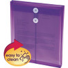 Smead Ultracolor Letter File Pocket - 8 1/2" x 11" - 1 1/4" Expansion - Poly - Purple - 5 / Pack