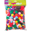 Creativity Street Pom Pons Class Pack - Classroom - Recommended For 3 Year - 300 / Pack - Assorted