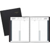 At-A-Glance 24 Hour Daily Appointment Book - Daily - January 2023 till December 2023 - 12:00 AM to 11:00 PM - Hourly - 1 Day Single Page Layout - 8 1/2" x 11" Sheet Size - Wire Bound - Simulated Leather - Black - Notepad - 1 Each