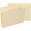 Smead 1/3 Tab Cut Letter Recycled Expanding File - 8 1/2" x 11" - 1 1/2" Expansion - Top Tab Location - Assorted Position Tab Position - Manila - Manila - 10% Recycled - 50 / Box