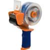Duck Brand Brand Bladesafe Antimicrobial Tape Gun with Tape - Holds Total 1 Tape(s) - 3" Core - Adjustable Tension Mechanism, Soft Grip, Retractable Blade - Plastic, Metal - Orange - 1 / Pack