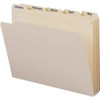 Smead 1/5 Tab Cut Letter Recycled Top Tab File Folder - 8 1/2" x 11" - 3/4" Expansion - Top Tab Location - Assorted Position Tab Position - Manila - Manila - 10% Recycled - 12 / Set