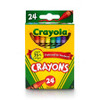 Crayola Regular Size Crayon Sets - 3.6" Length - 0.3" Diameter - Assorted - 24 / Box