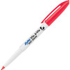 Expo Vis-A-Vis Wet-Erase Markers - Fine Marker Point - Red - White Barrel - 1 Dozen