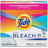 Tide Vivid Plus Bleach Detergent - Powder - 144 oz (9 lb) - Original Scent - 1 / Box - White