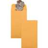 Quality Park Kraft Coin Envelopes - Coin - #5-1/2 - 5 1/2" Width x 3 1/8" Length - 28 lb - Gummed - Kraft - 500 / Box - Brown Kraft