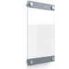 Quartet Infinity Customizable Dry-Erase Board - 8.5" (0.7 ft) Width x 11" (0.9 ft) Height - Clear/White Glass Surface - Rectangle - Horizontal/Vertical - Assembly Required - 1 Each
