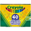 Crayola 40 Ultra-Clean Fine Line Washable Markers - Assorted - 40 / Set